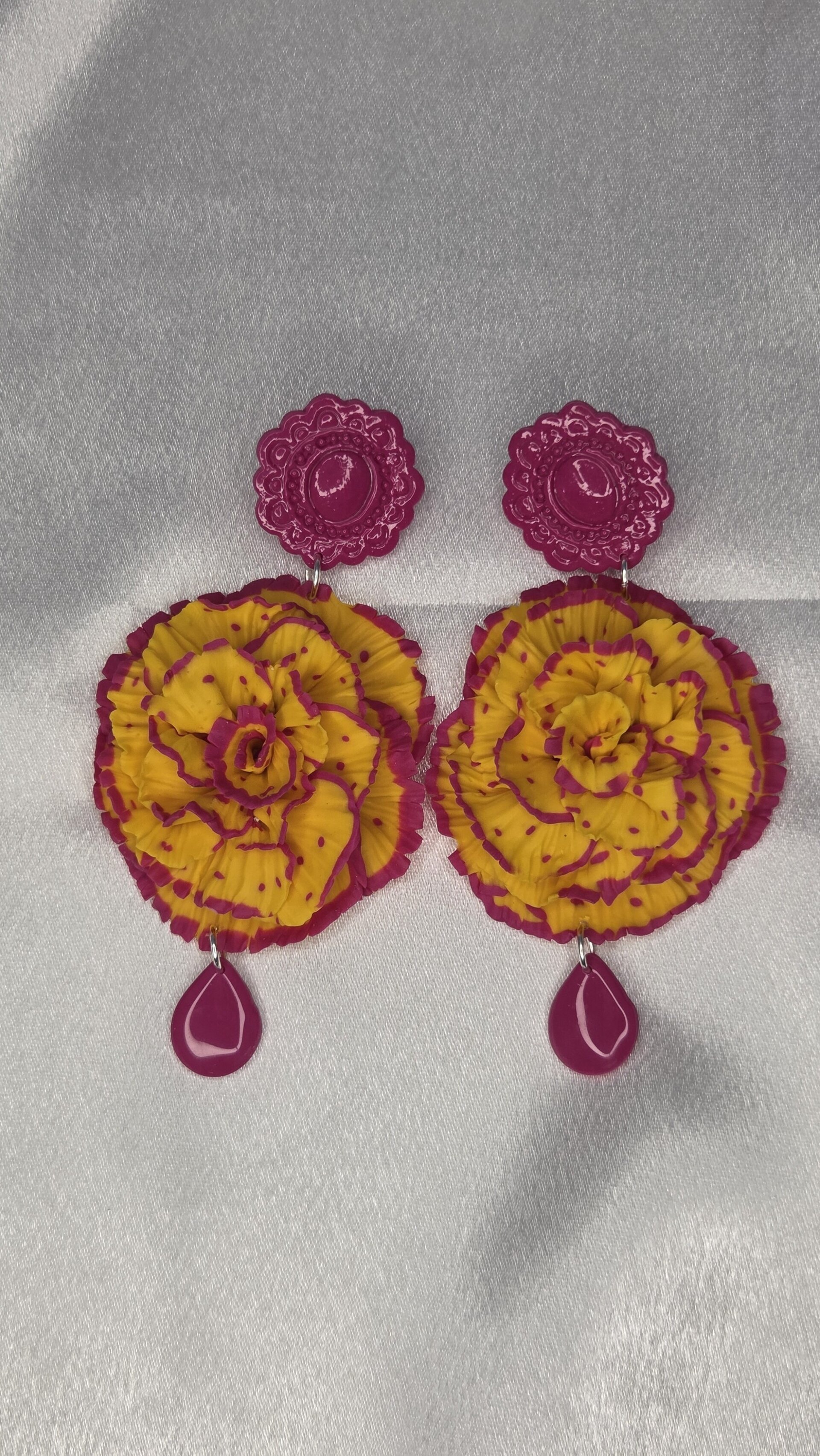 Claveles rosa y amarillo - 4